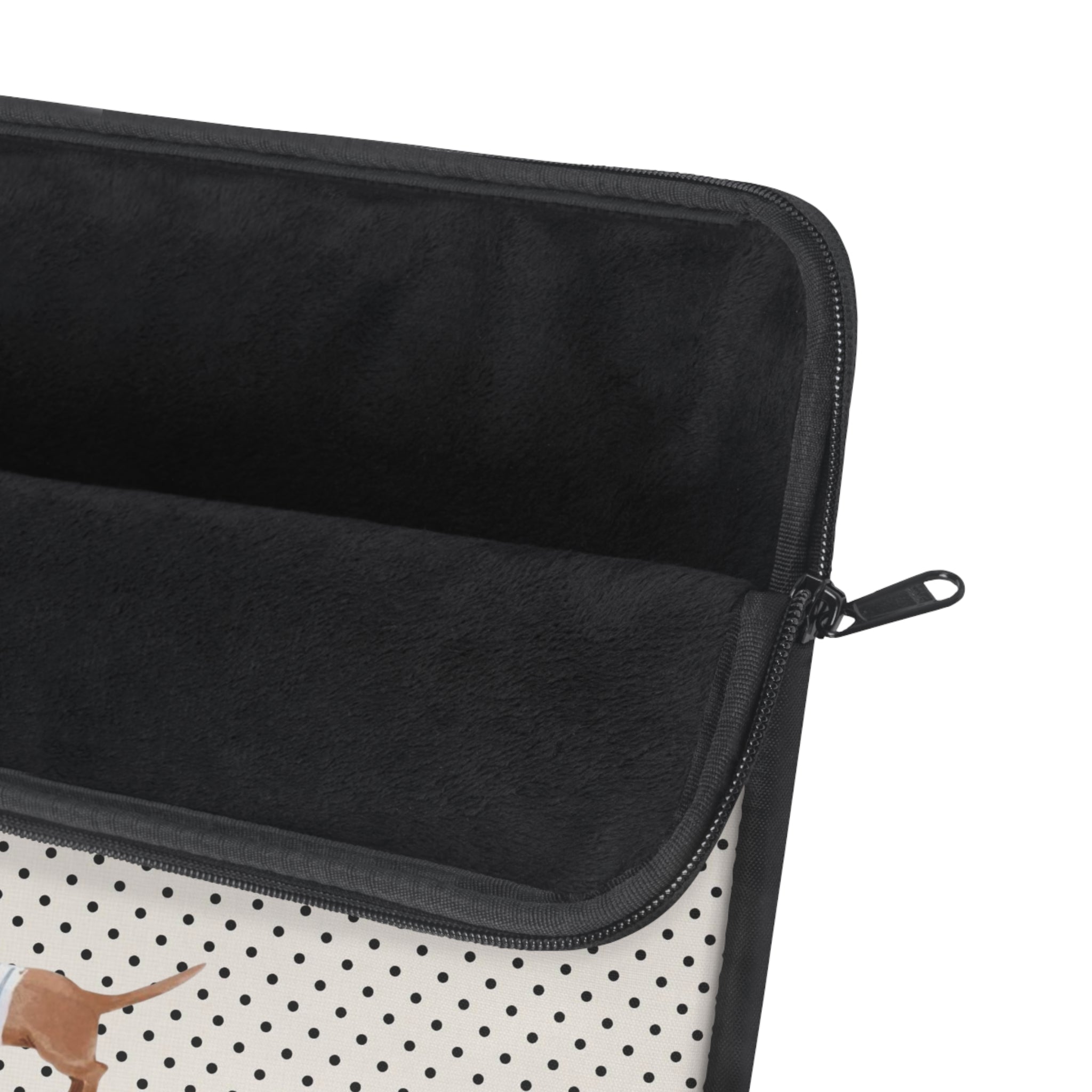 CLASSIC POLKA DOTS SAILOR DACHSHUND PUPPY KINDLE IPAD & LAPTOP SLEEVE