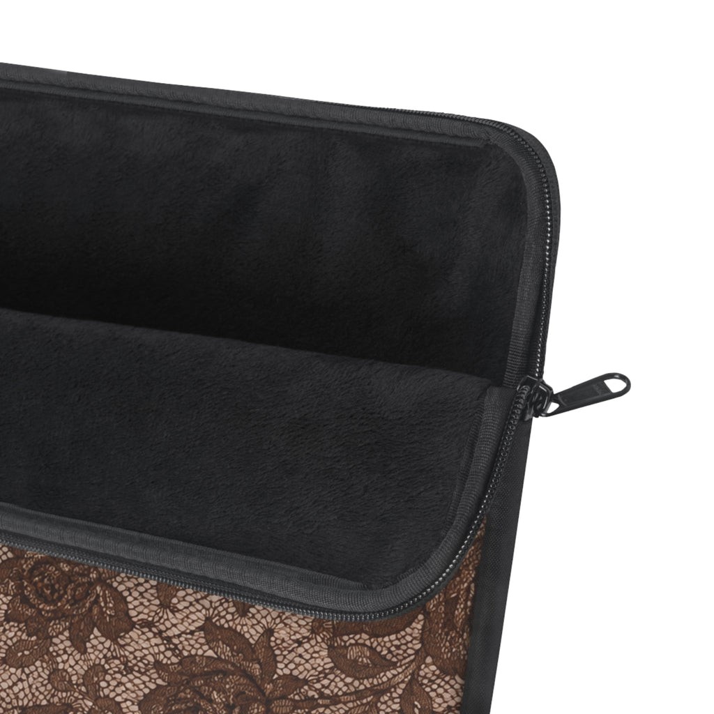 CAFÉ AMOUR BROWN LACE KINDLE IPAD & LAPTOP SLEEVE