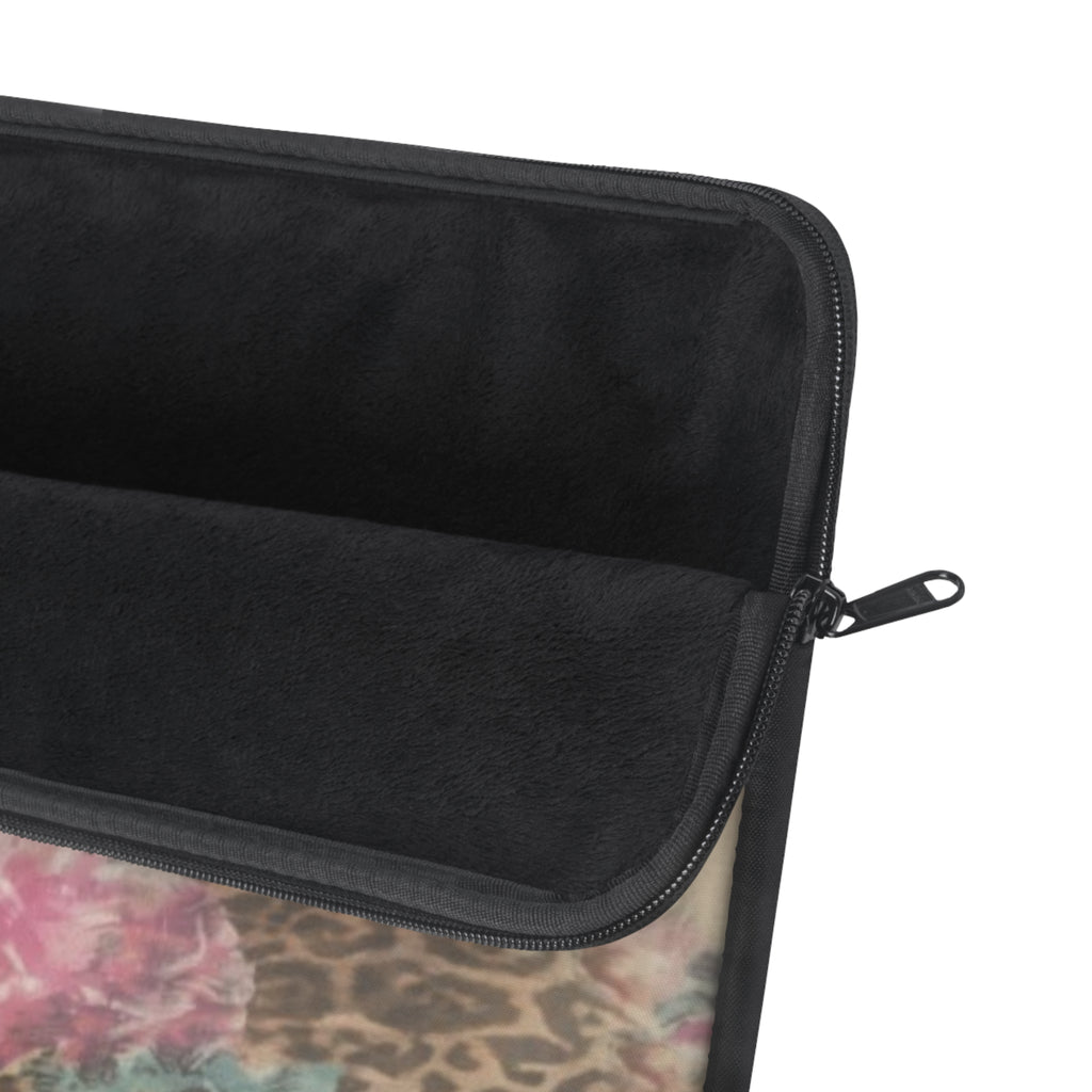 VINTAGE LEOPARD FLORAL KINDLE IPAD & LAPTOP SLEEVE