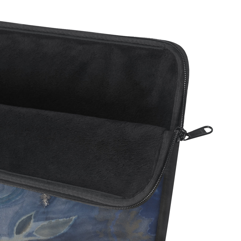 NAVY BLUE PRISM BLOOM KINDLE IPAD & LAPTOP SLEEVE