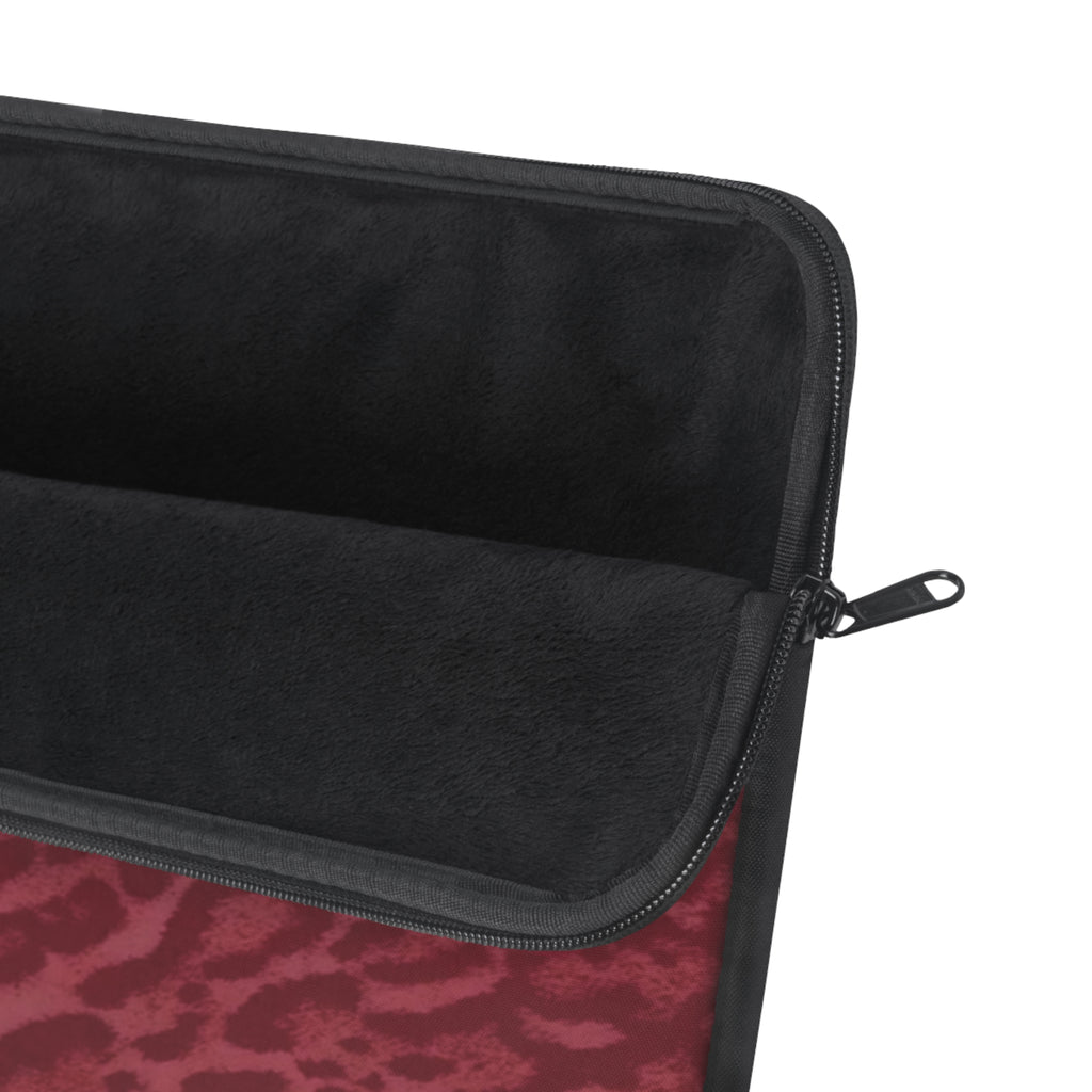 RED LEOPARD LILY KINDLE IPAD & LAPTOP SLEEVE