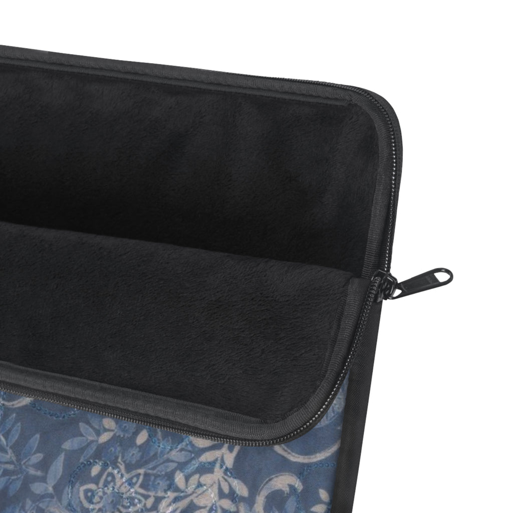 FRENCH BLUE FLORAL KINDLE IPAD & LAPTOP SLEEVE
