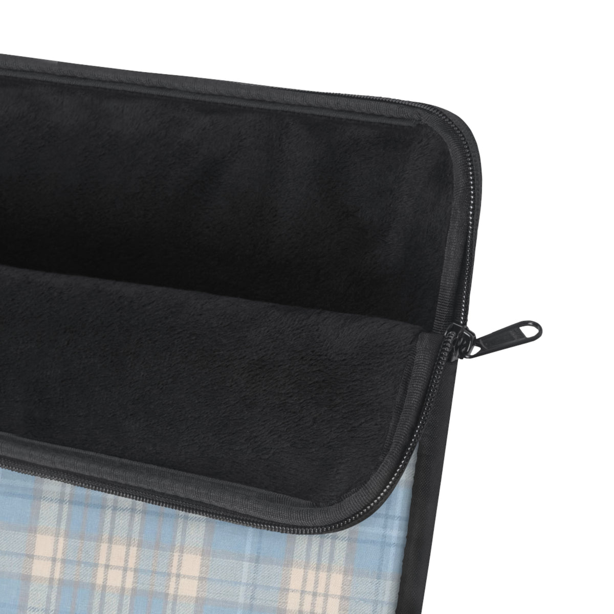 SOFT VINTAGE BLUE TARTAN PLAID KINDLE IPAD & LAPTOP SLEEVE
