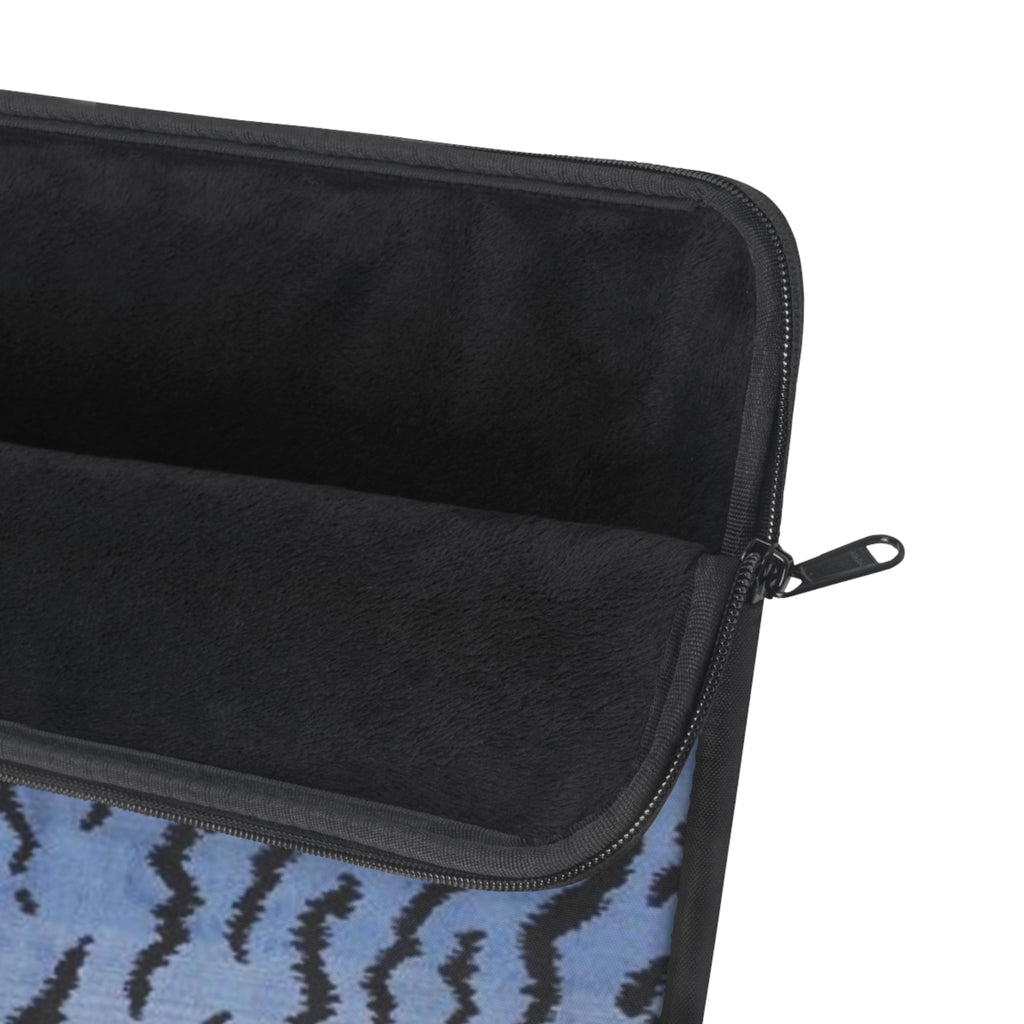 GLACIER BLUE ZEBRA KINDLE IPAD & LAPTOP SLEEVE