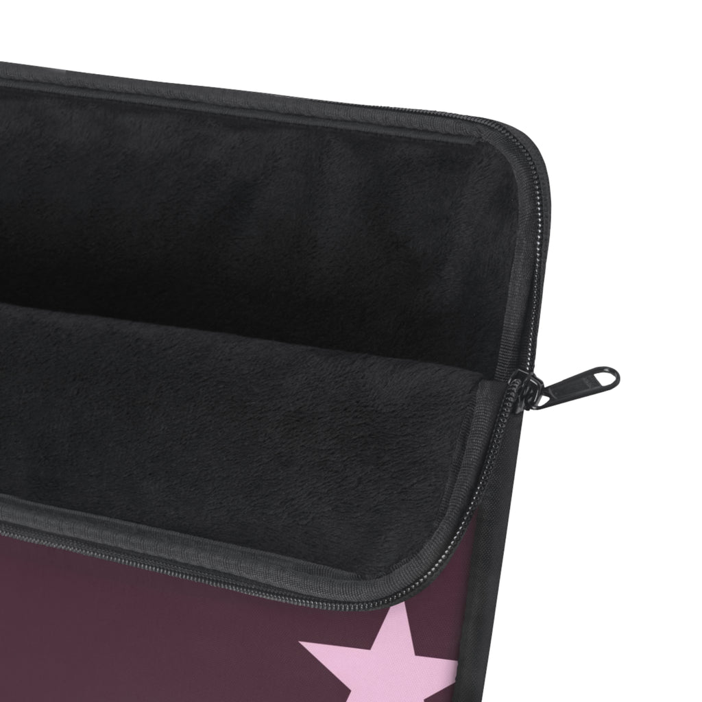 PLUM PINK STARS KINDLE IPAD & LAPTOP SLEEVE