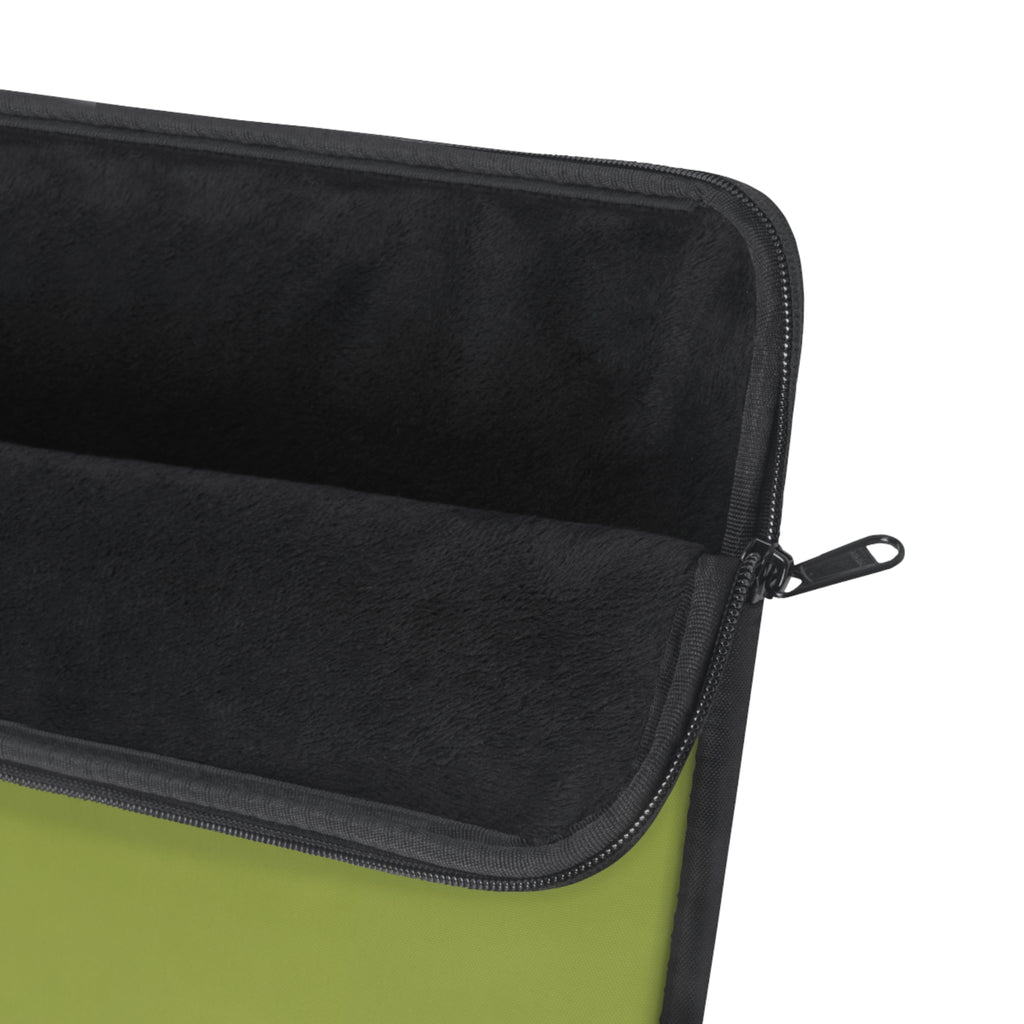 PERSONALIZED LIME GREEN DOG MOM KINDLE IPAD & LAPTOP SLEEVE