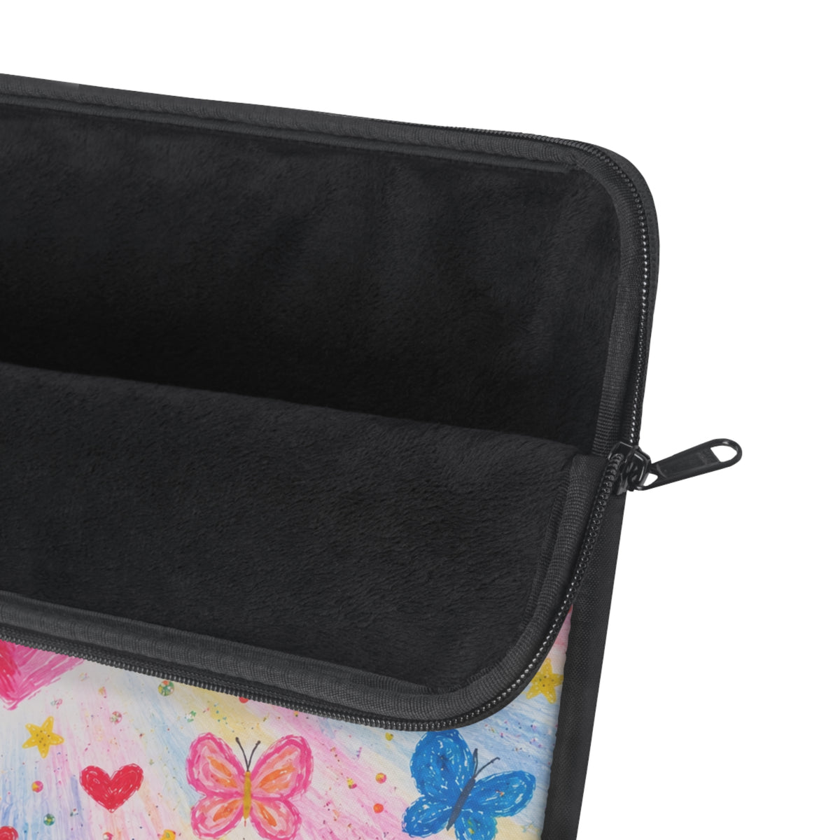 PINK WHIMSY HEART BUTTERFLIES KINDLE IPAD & LAPTOP SLEEVE