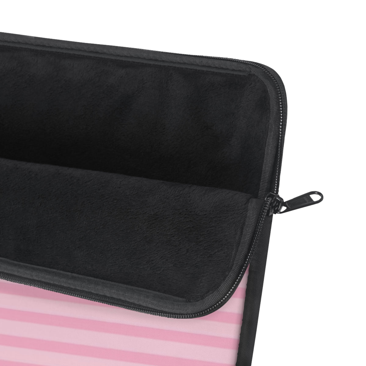 PINK COTTON CANDY STRIPES IPAD & LAPTOP SLEEVE