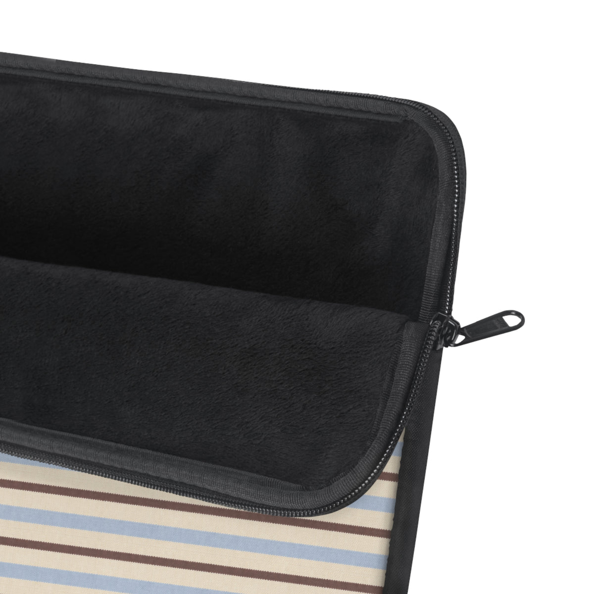 HONEY BROWN STRIPES CORGI IPAD & LAPTOP SLEEVE