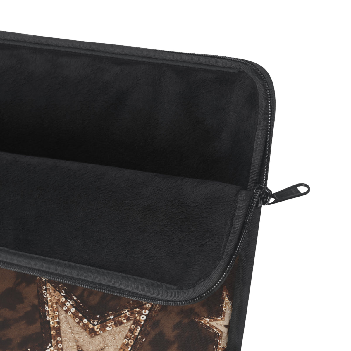 BROWN LEOPARD GOLD STARS IPAD & LAPTOP SLEEVE