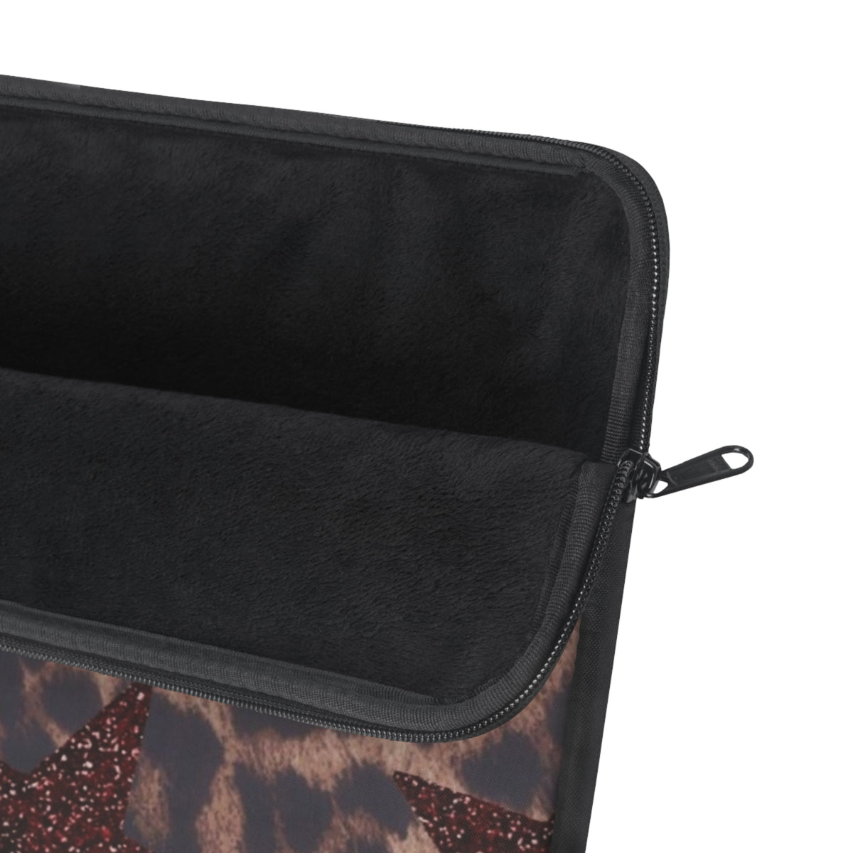 BURGUNDY RED LEOPARD STARS IPAD & LAPTOP SLEEVE