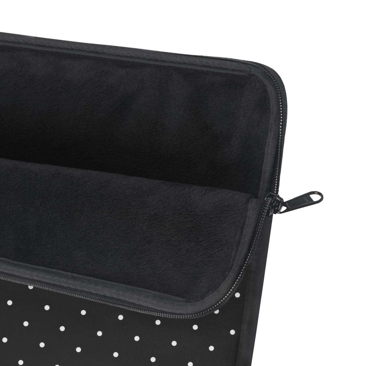 BLACK & WHITE MINI POLKA DOTS IPAD & LAPTOP SLEEVE