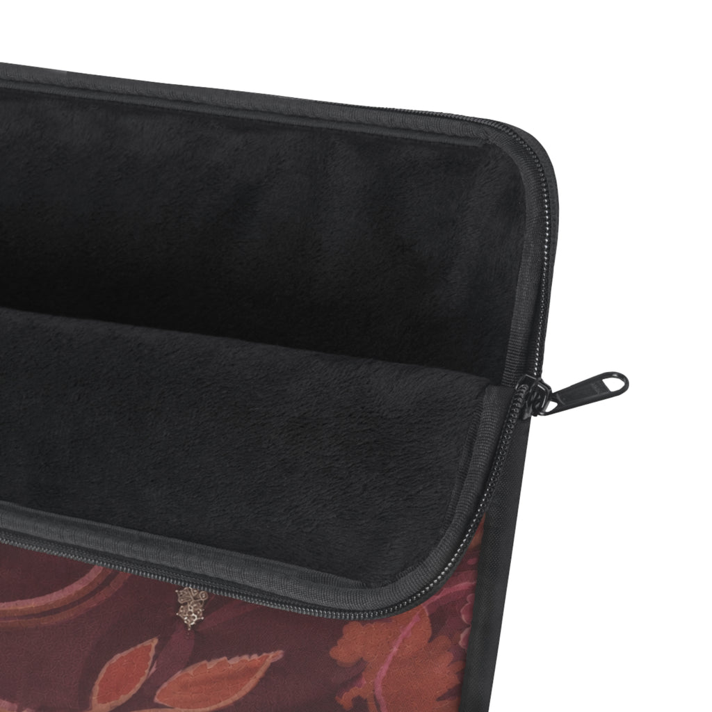 BURGUNDY PRISM BLOOM IPAD & LAPTOP SLEEVE