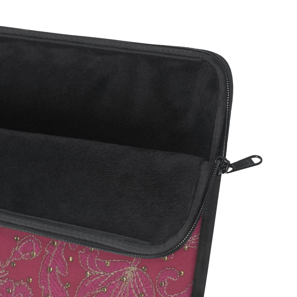 RED WHIMSY LACE IPAD & LAPTOP SLEEVE