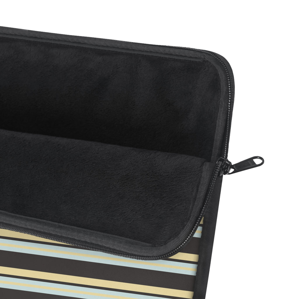 CAFÉ AU LAIT STRIPES IPAD & LAPTOP SLEEVE