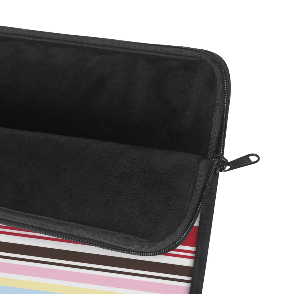 CHERRY SUNDAE STRIPES KINDLE IPAD & LAPTOP SLEEVE