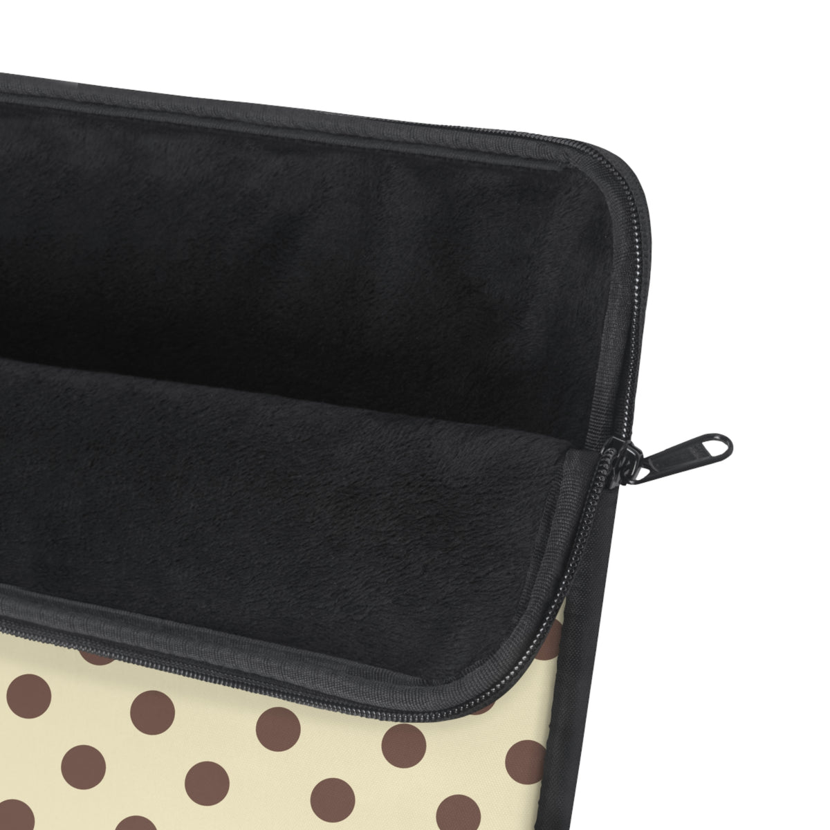BUTTER YELLOW BROWN POLKA DOTS KINDLE IPAD & LAPTOP SLEEVE