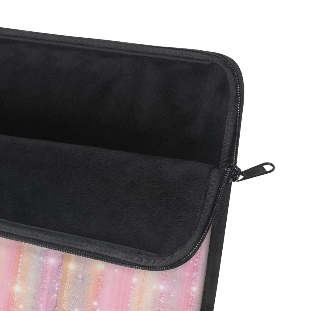 PINK FAIRY DUST STRIPES KINDLE IPAD & LAPTOP SLEEVE