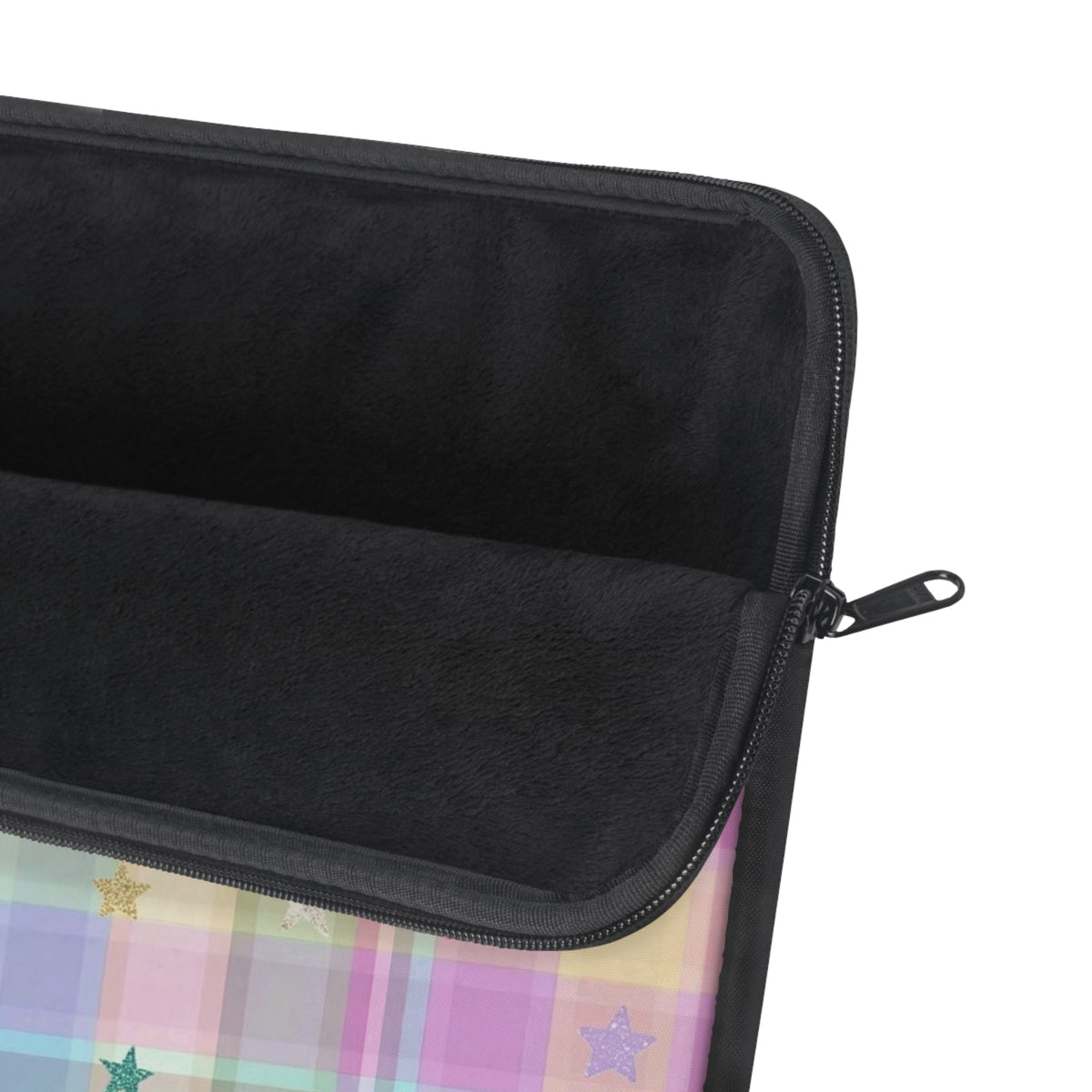 RAINBOW PASTEL PLAID STARS KINDLE IPAD & LAPTOP SLEEVE