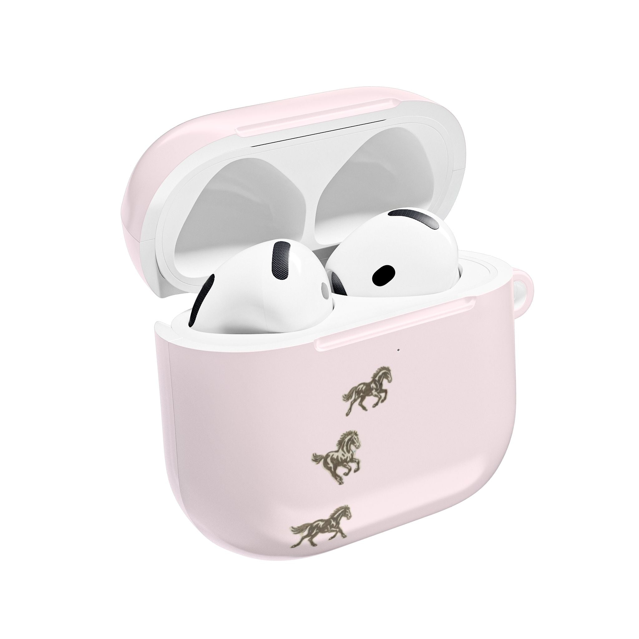 PINK MINI WESTERN RODEO HORSES AIRPOD CASE