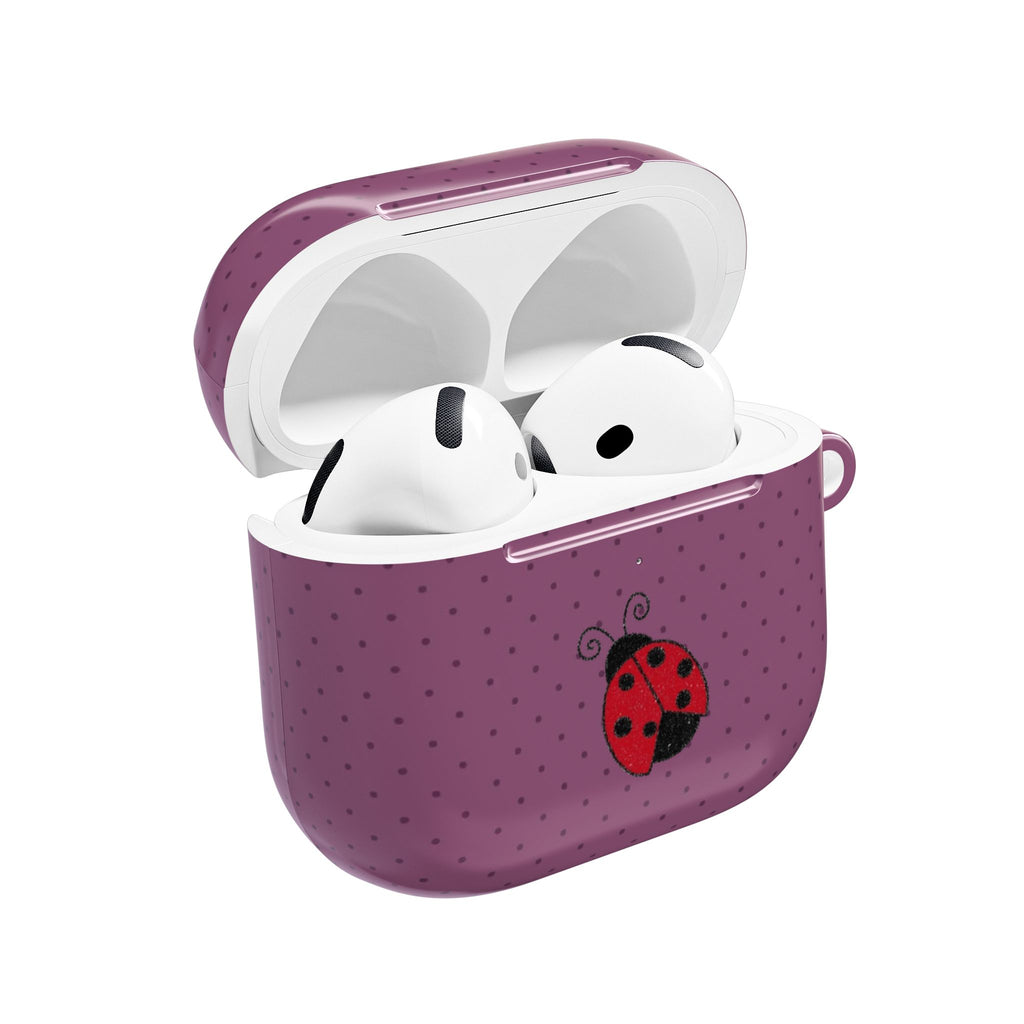 MAUVETTE LADYBUG POLKA DOTS AIRPOD CASE