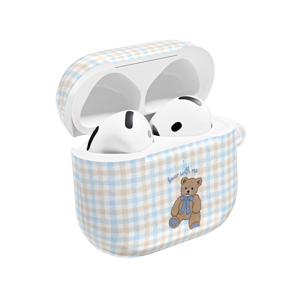 GINGHAM BEAR WITH ME AIRPOD CASE