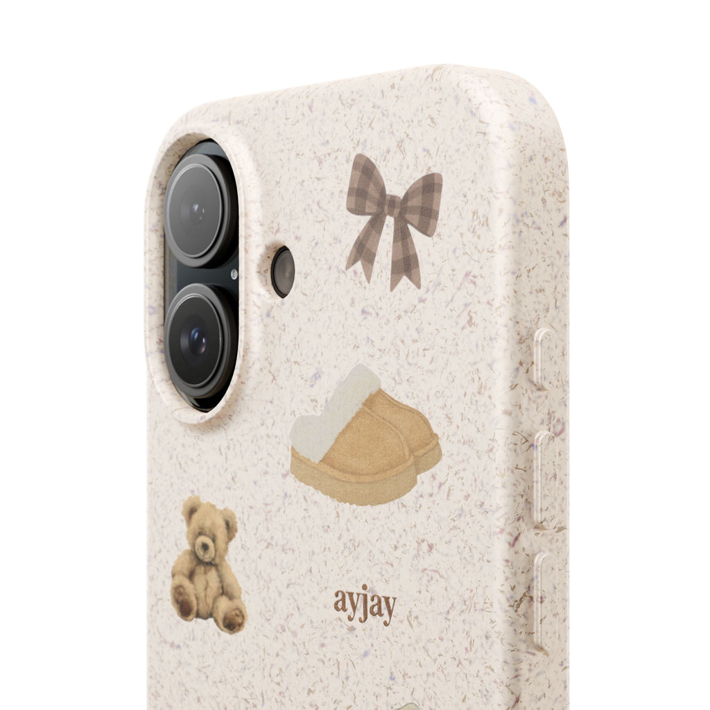 COZY BROWN TEDDY BEAR BAG ECO-FRIENDLY MAGSAFE® PHONE CASE