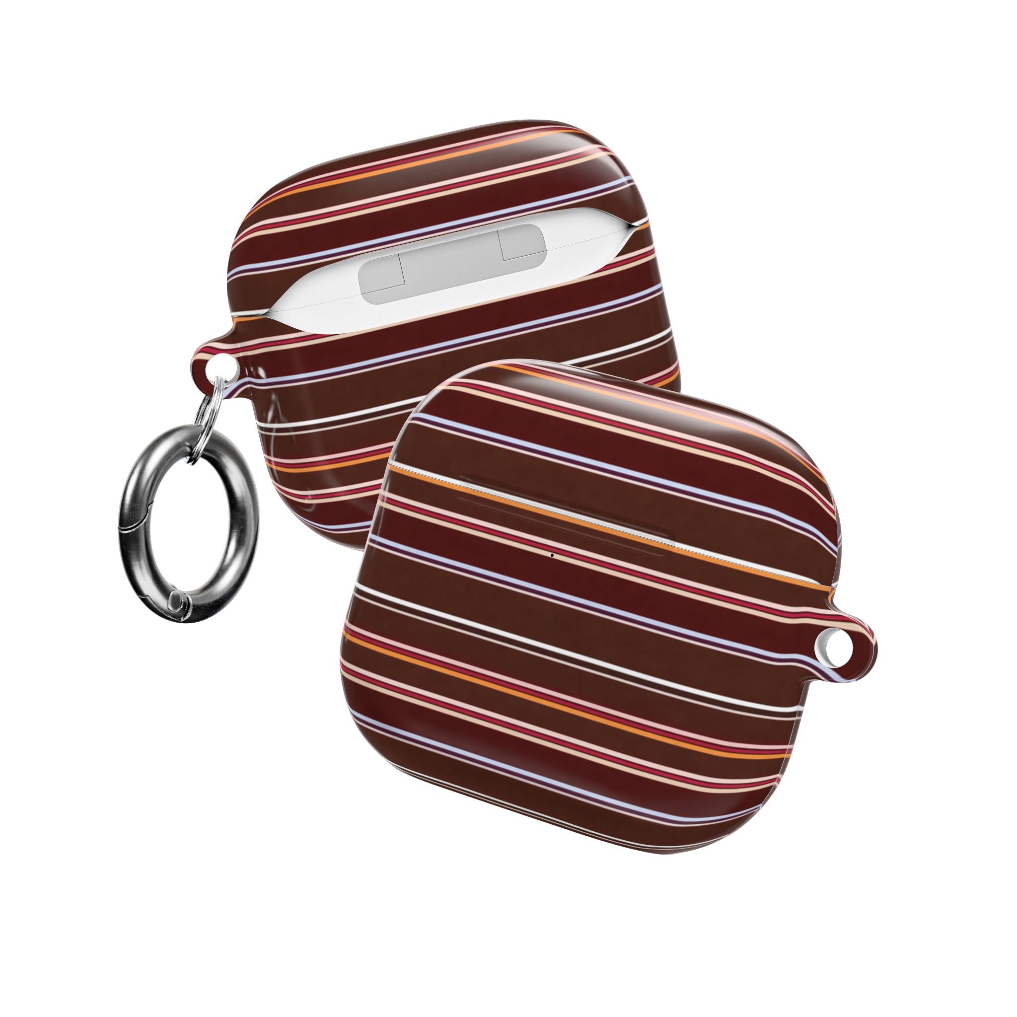 CHESTNUT STRIPES AIRPOD CASE