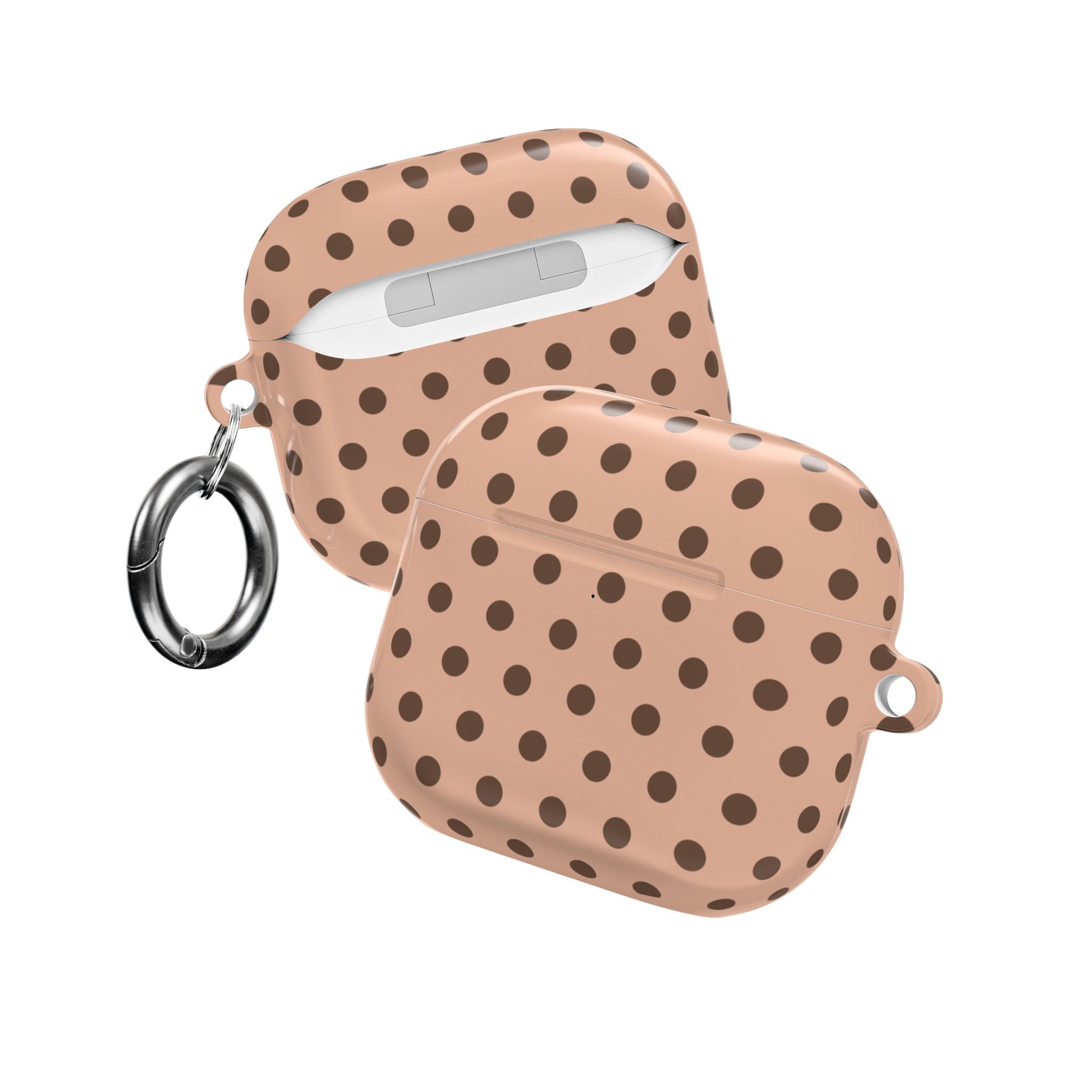 CAPPUCCINO POLKA DOTS AIRPOD CASE