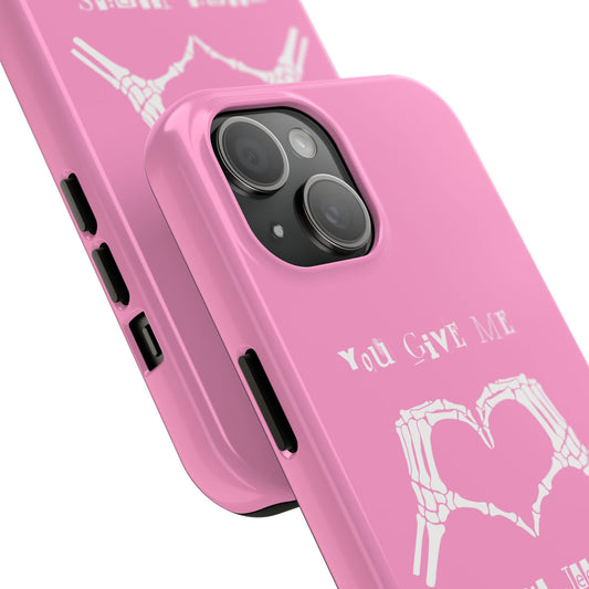 PINK HEEBIE JEEBIES PHONE CASE