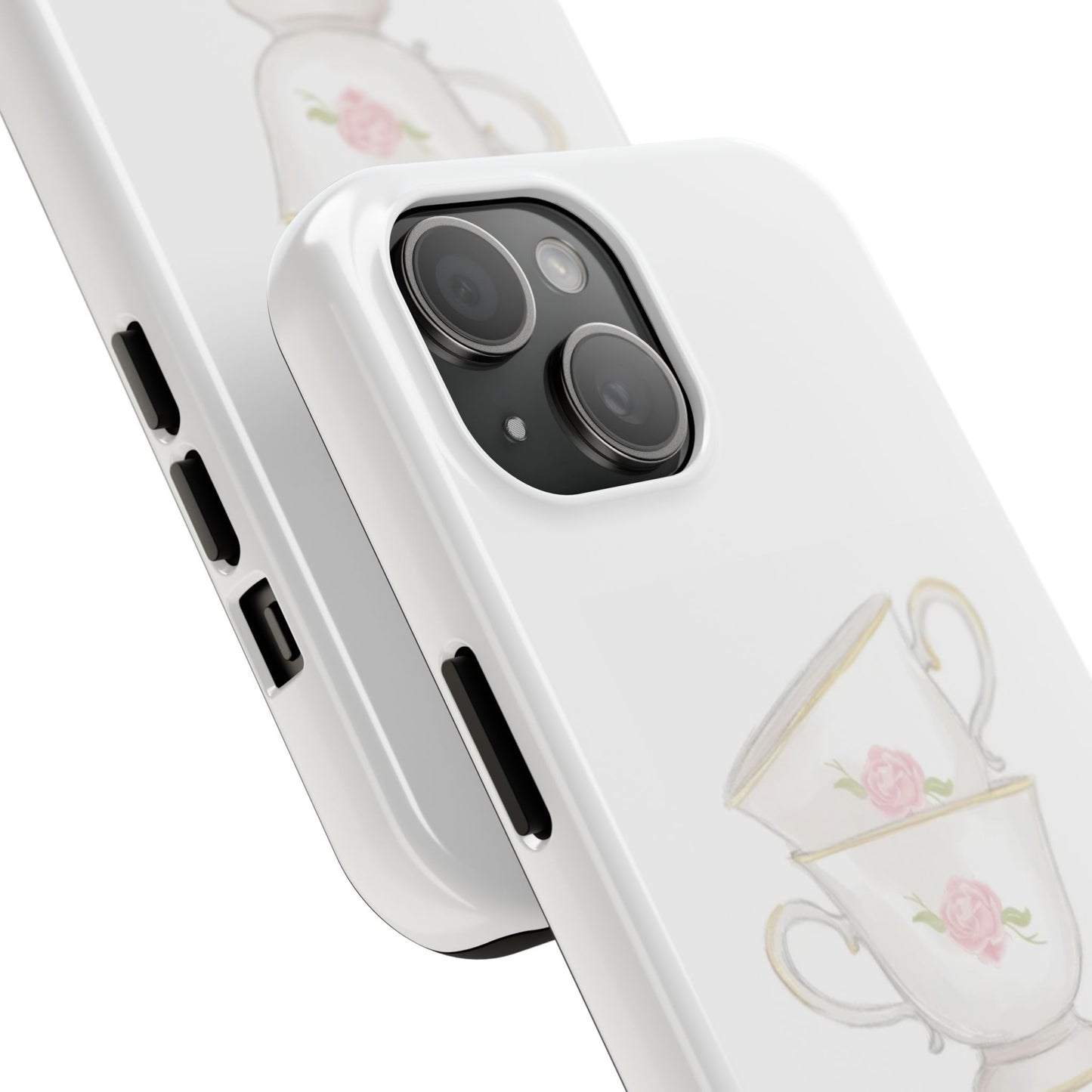 FLORAL TEA CUPS PHONE CASE