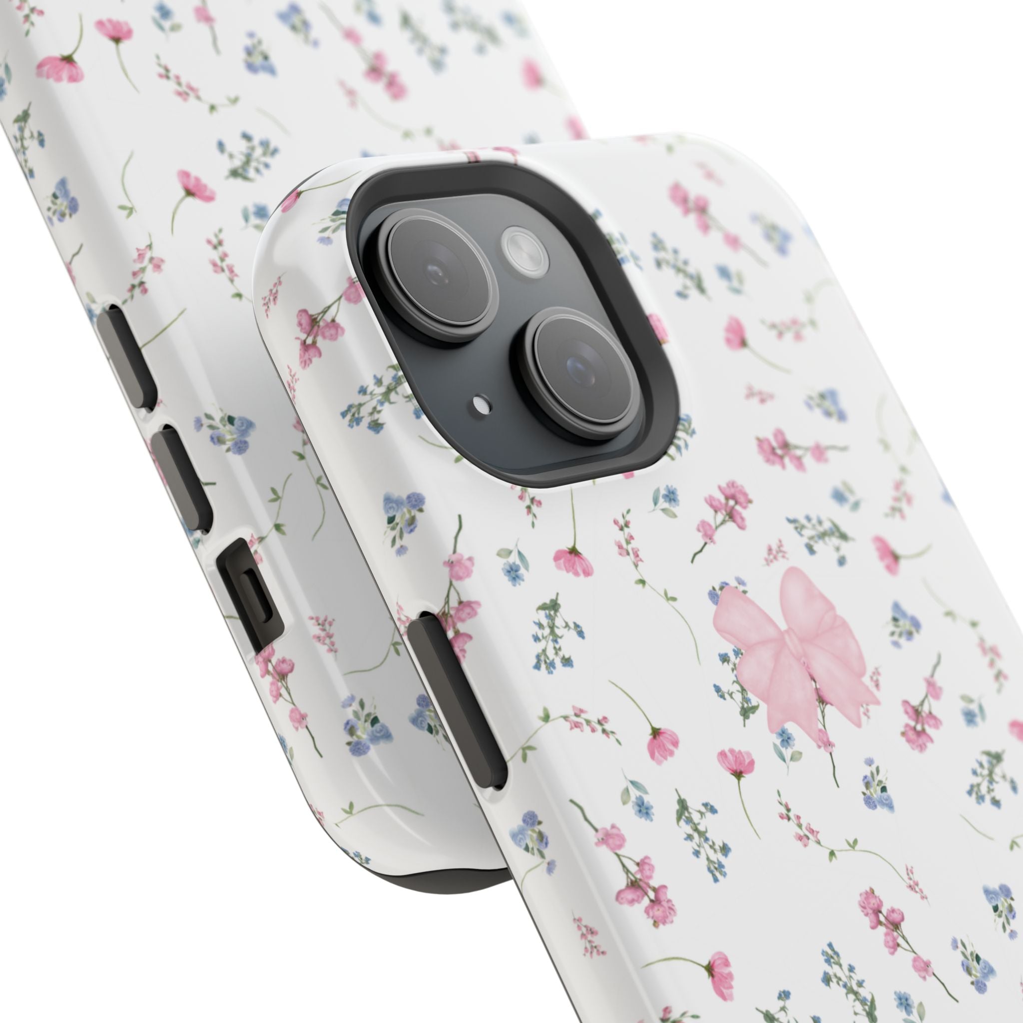 VINTAGE WHITE FLORAL PHONE CASE