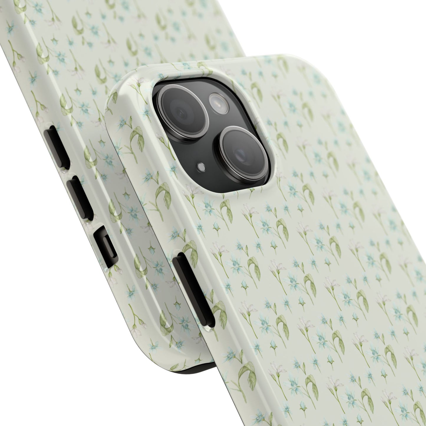 GREEN FLORAL PHONE CASE