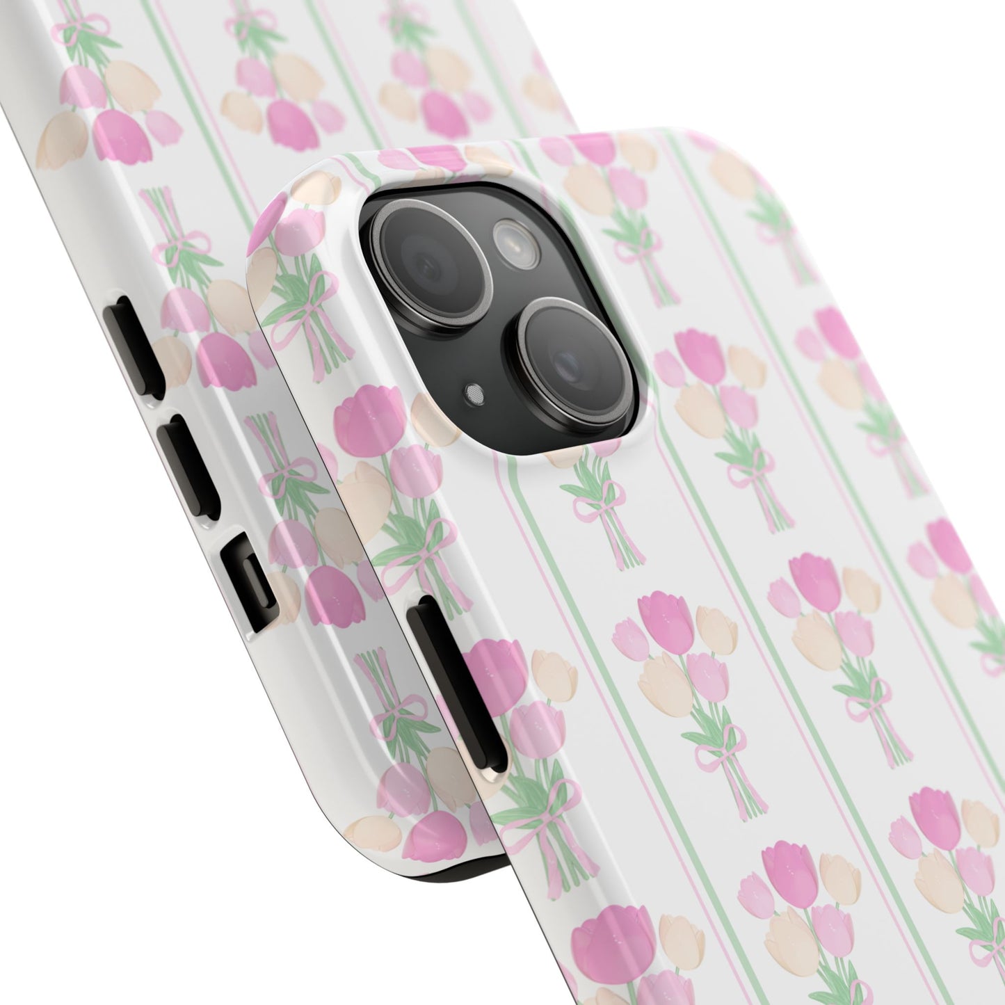 TULIP STRIPES PHONE CASE
