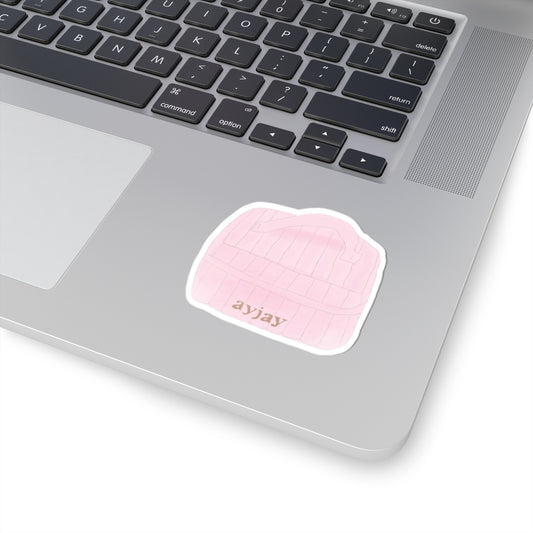 PINK VANITY BAG STICKER