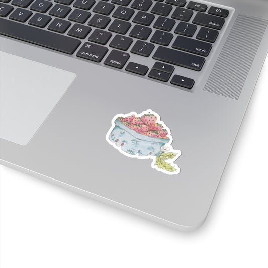 STRAWBERRY BASKET STICKER