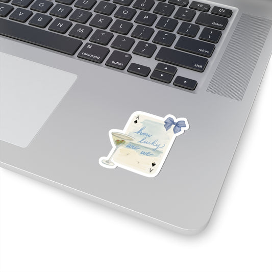 LUCKY CARD STICKER
