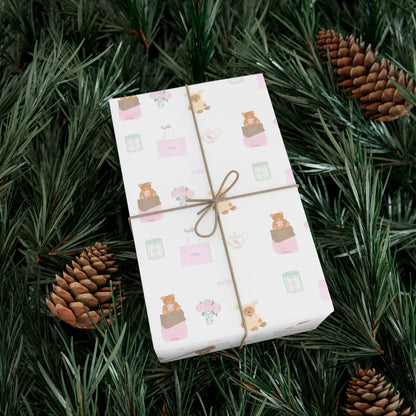 AYJAY ESSENTIALS BEAR WRAPPING PAPER ROLL