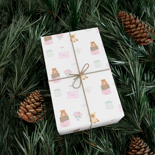 AYJAY ESSENTIALS BEAR WRAPPING PAPER ROLL