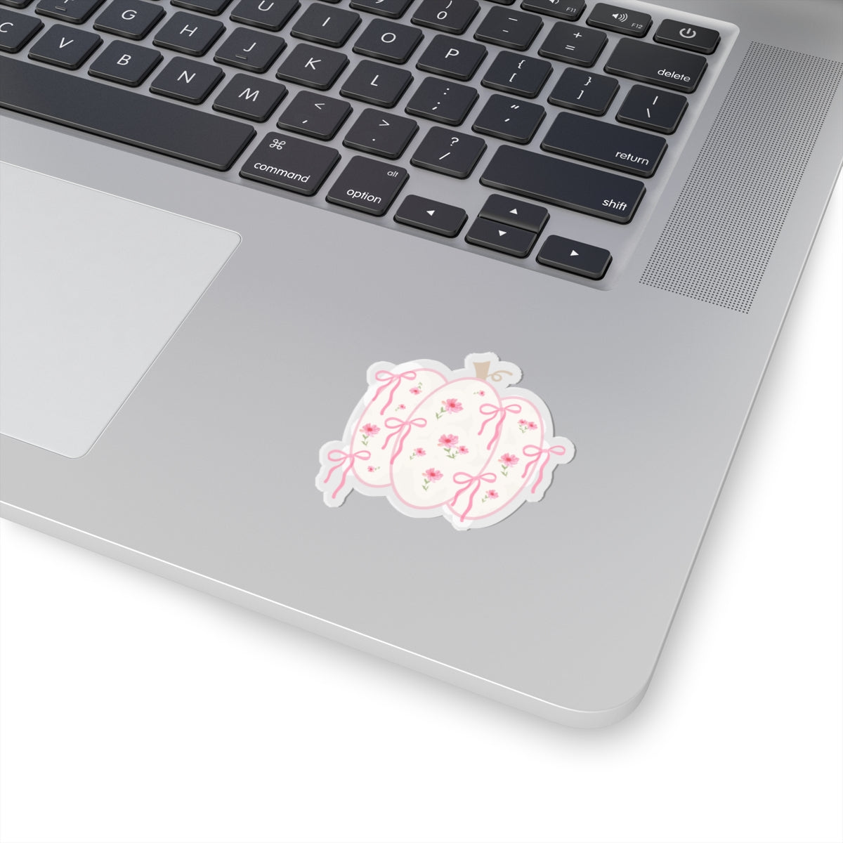 PUMPKIN BOW FLORAL STICKER