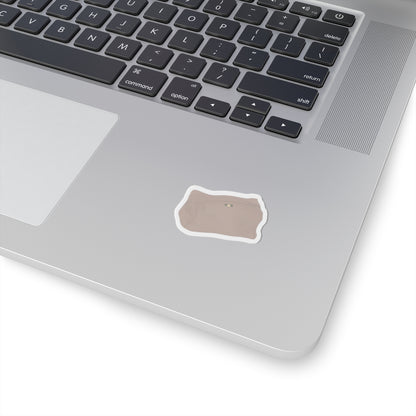 BROWN MAKEUP BAG STICKER