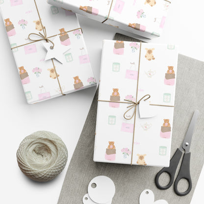 AYJAY ESSENTIALS BEAR WRAPPING PAPER ROLL