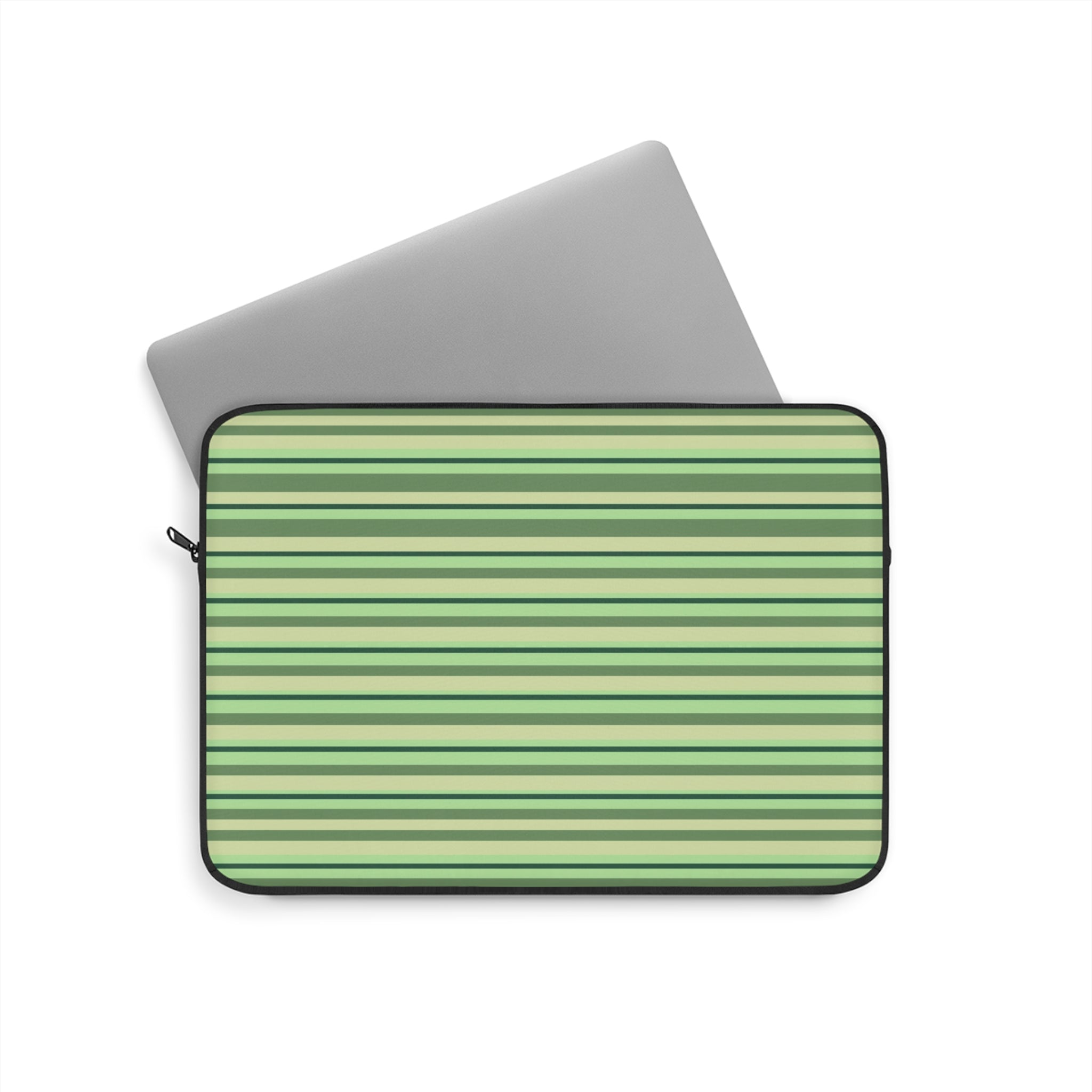 AVOCADO GREEN STRIPES KINDLE IPAD & LAPTOP SLEEVE