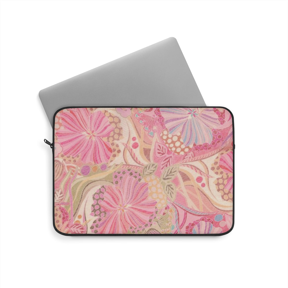 ROSEY REVERIE PINK FLORAL WHIMSY KINDLE IPAD & LAPTOP SLEEVE