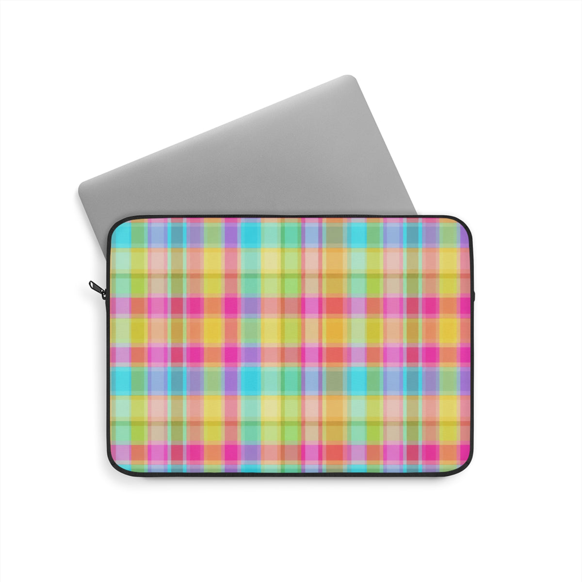 SWEET TART RAINBOW PLAID KINDLE IPAD & LAPTOP SLEEVE