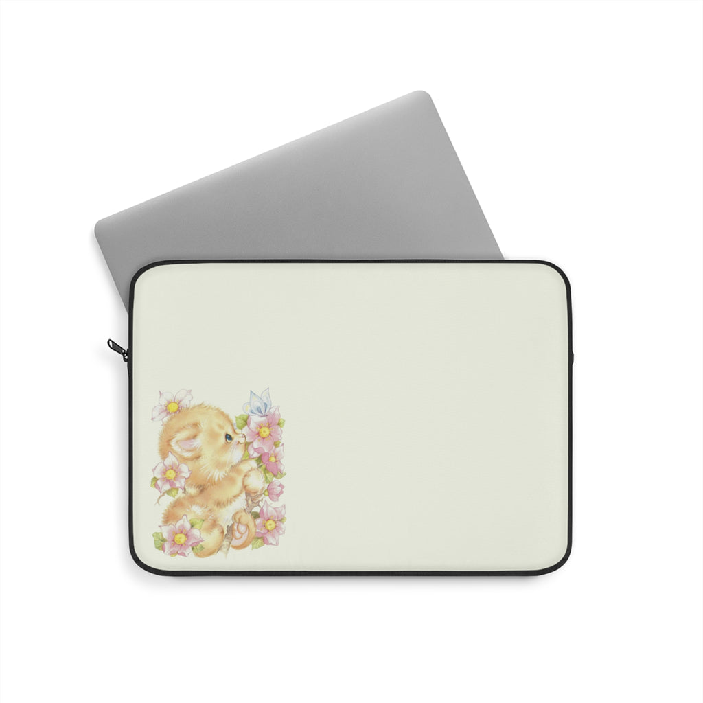 PETAL GARDEN KITTY KINDLE IPAD & LAPTOP SLEEVE