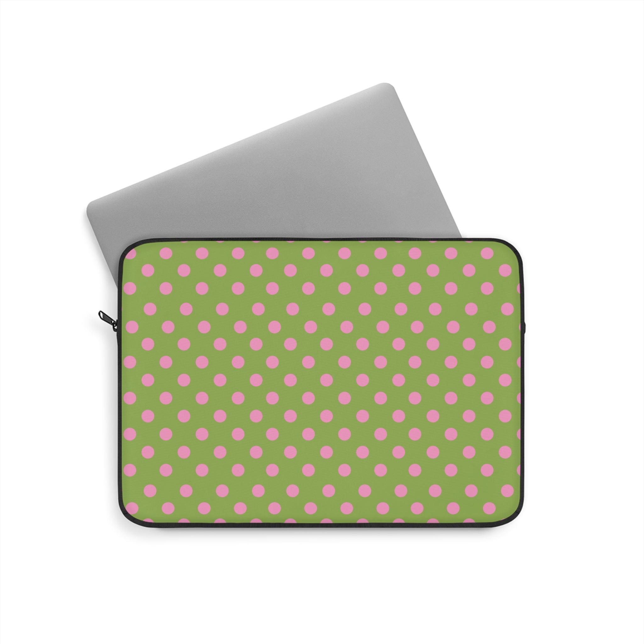 STRAWBERRY MATCHA POLKA DOTS NEOPRENE KINDLE IPAD & LAPTOP SLEEVE