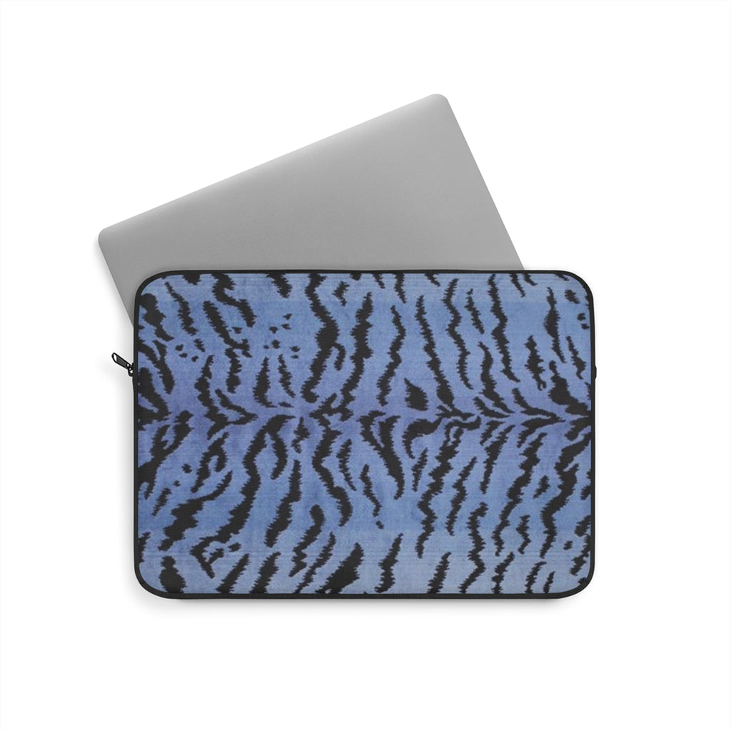 GLACIER BLUE ZEBRA KINDLE IPAD & LAPTOP SLEEVE