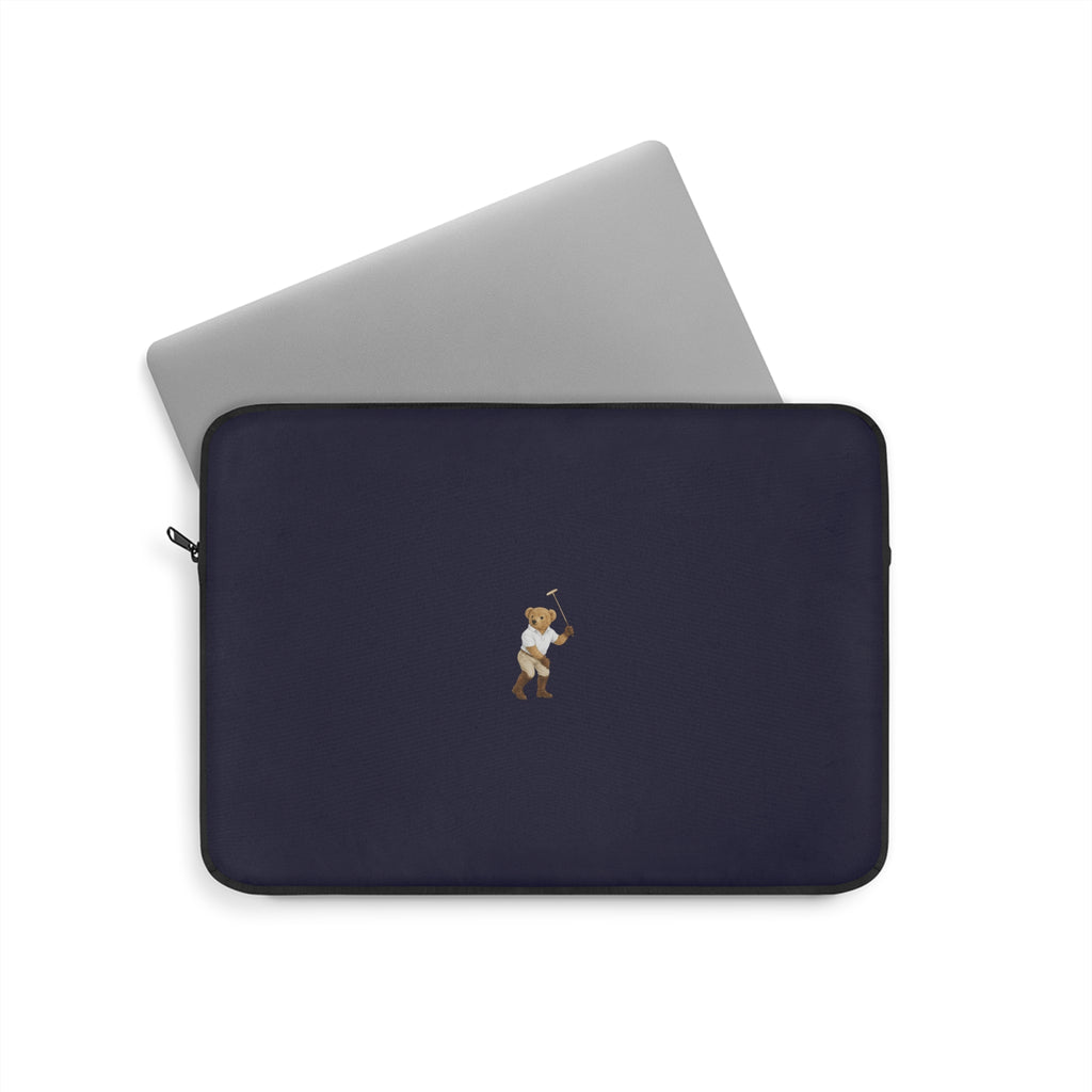 NAVY BLUE BEAUMONT TEDDY BEAR KINDLE IPAD & LAPTOP SLEEVE