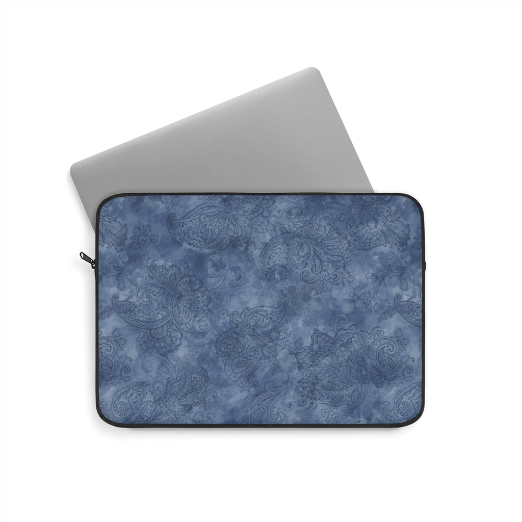 INDIGO BLUE PAISLEY KINDLE IPAD & LAPTOP SLEEVE
